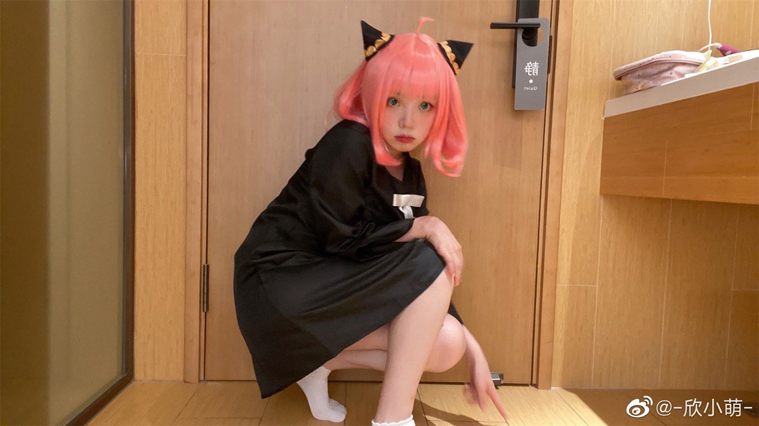 欣小萌超能力者阿尼娅，敲可爱的女鹅