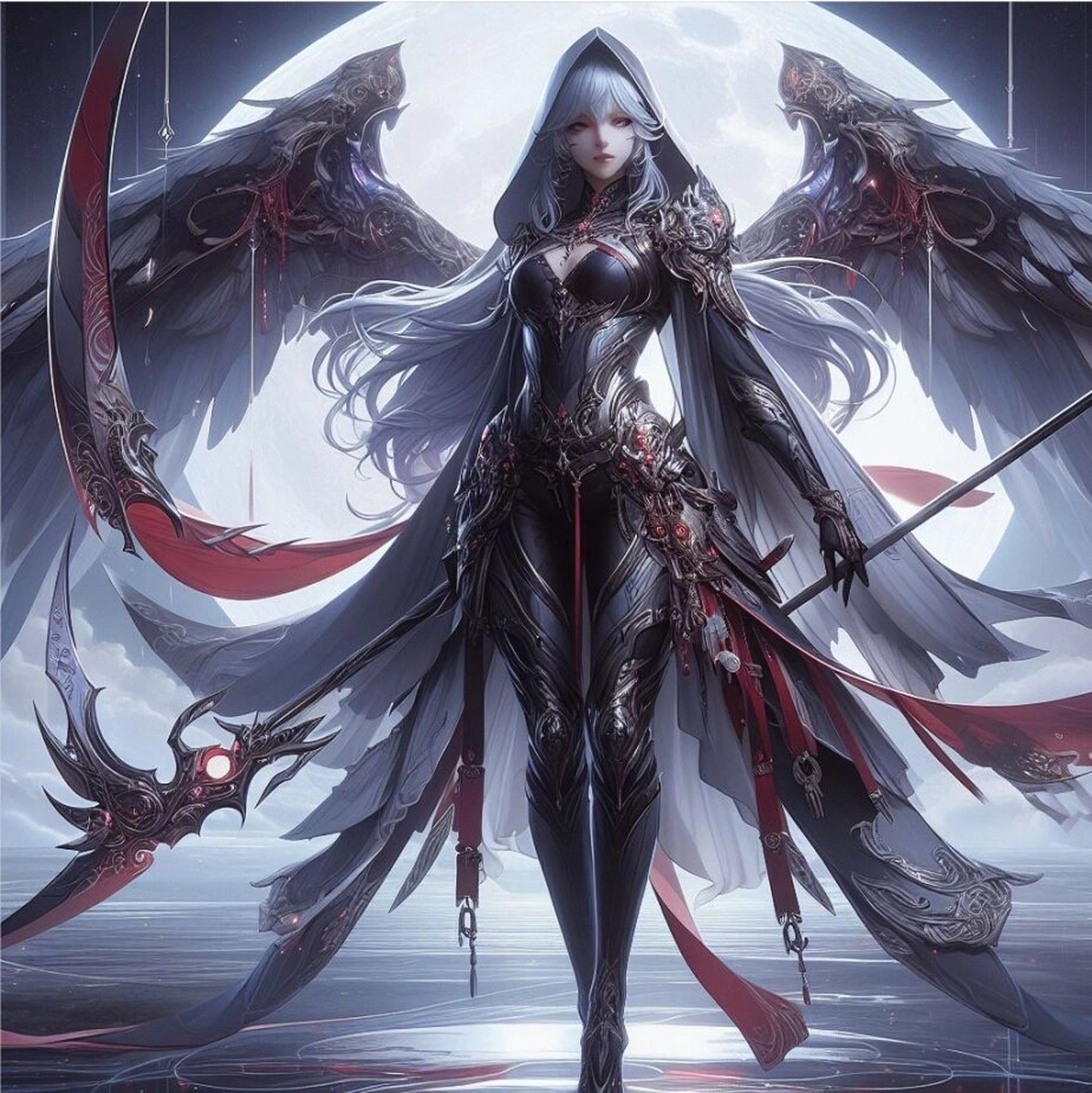 天使与恶魔#绘画# #动漫插画