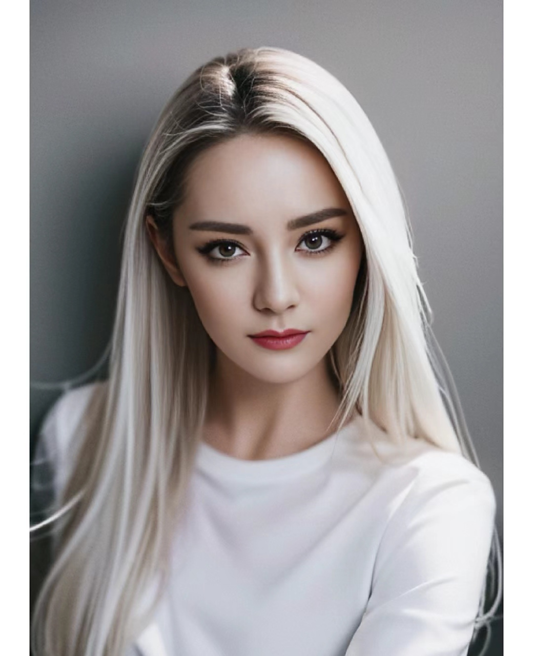 这个美女是由两个明星的脸合成的,你能看出来是谁和谁吗?