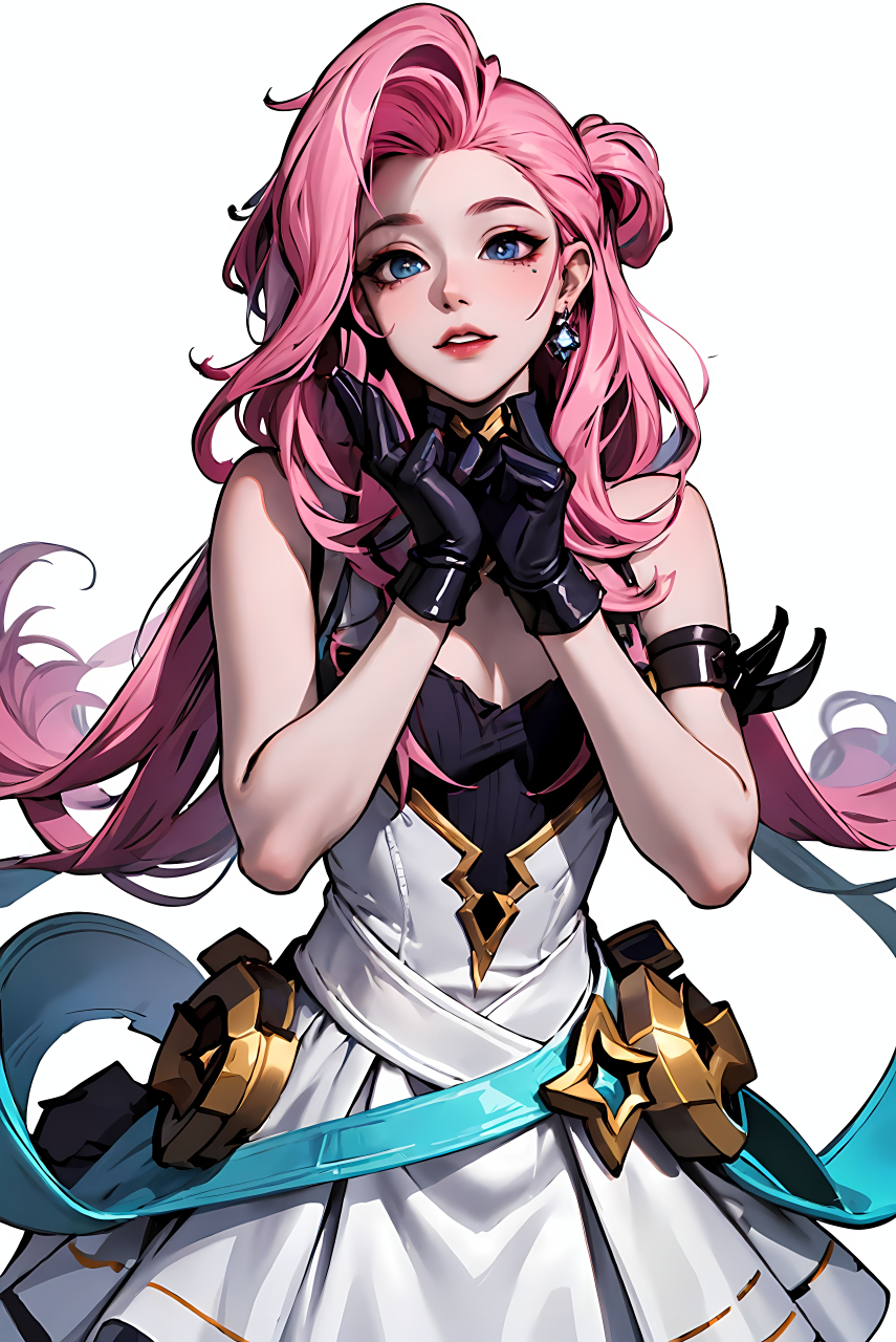 红尘纷扰,她守护真爱, #ai绘画# #萨勒芬妮# #英雄联盟