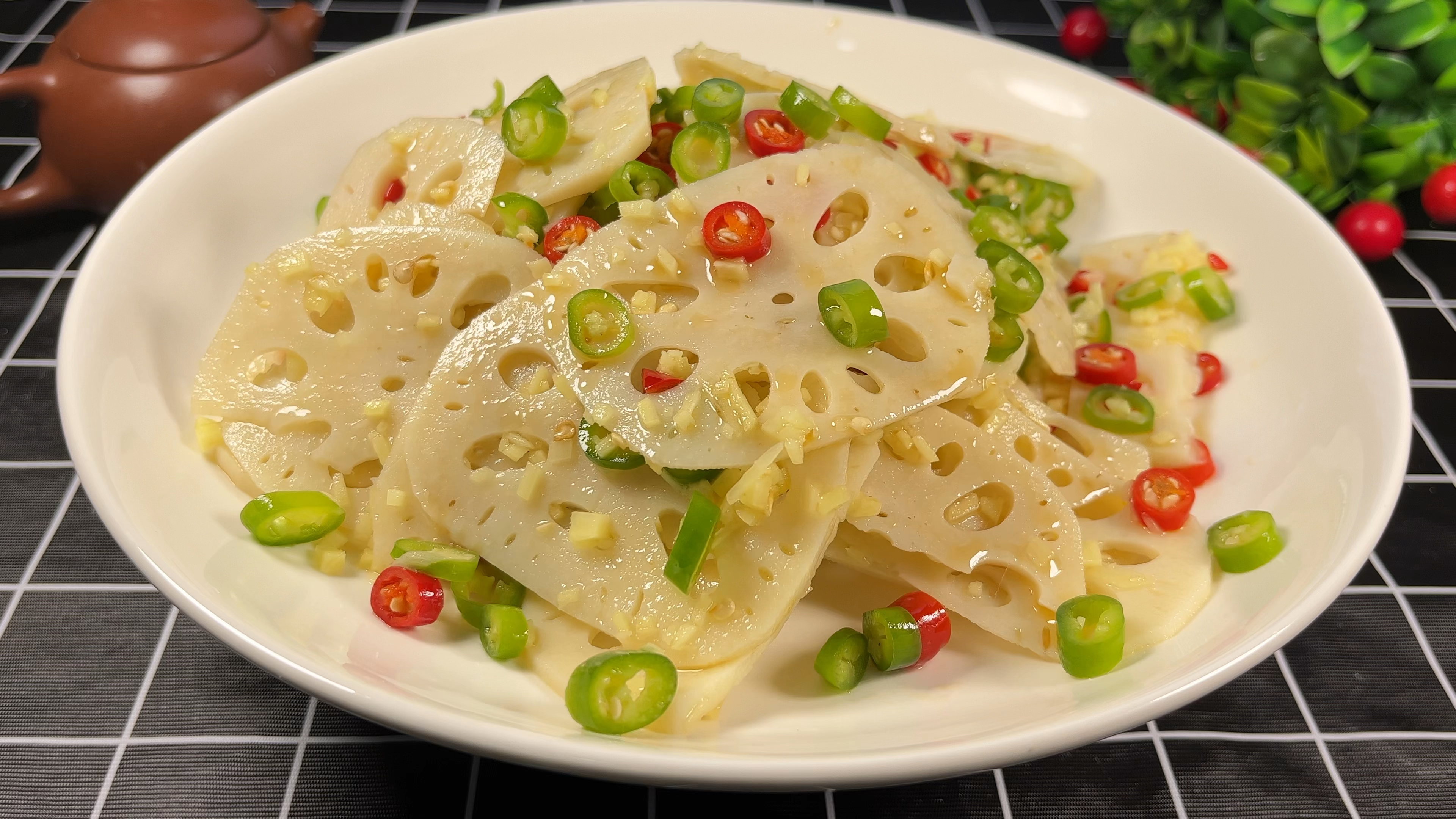 凉拌莲菜超级美味
