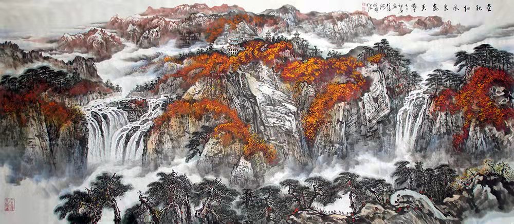 黄格胜先生入室弟子董明江画作欣赏