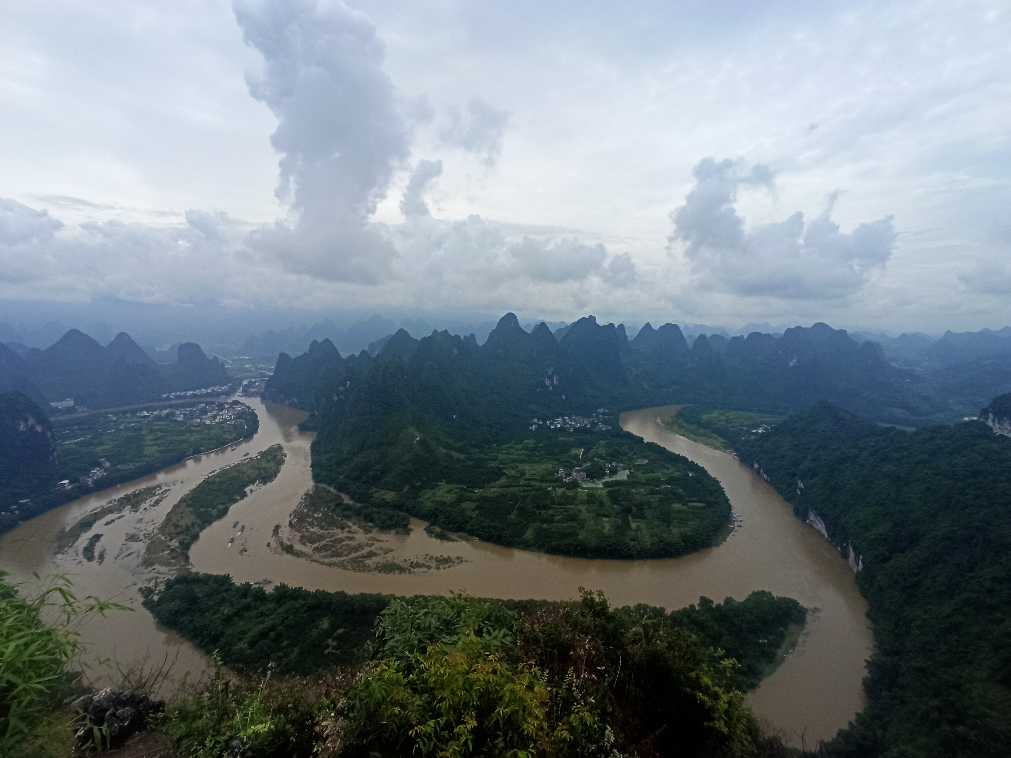 累到极致:登阳朔兴坪大面山