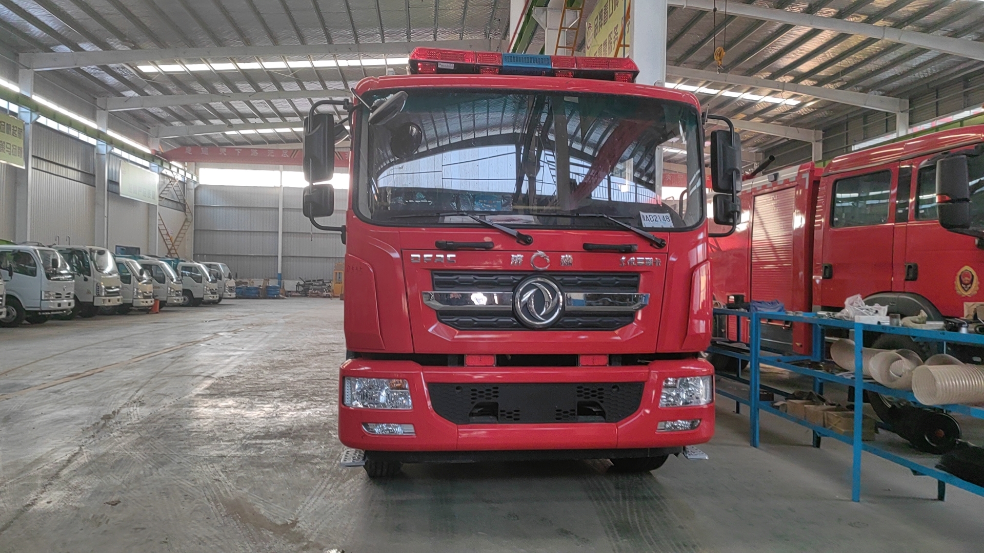 东风多利卡d9双排座消防车