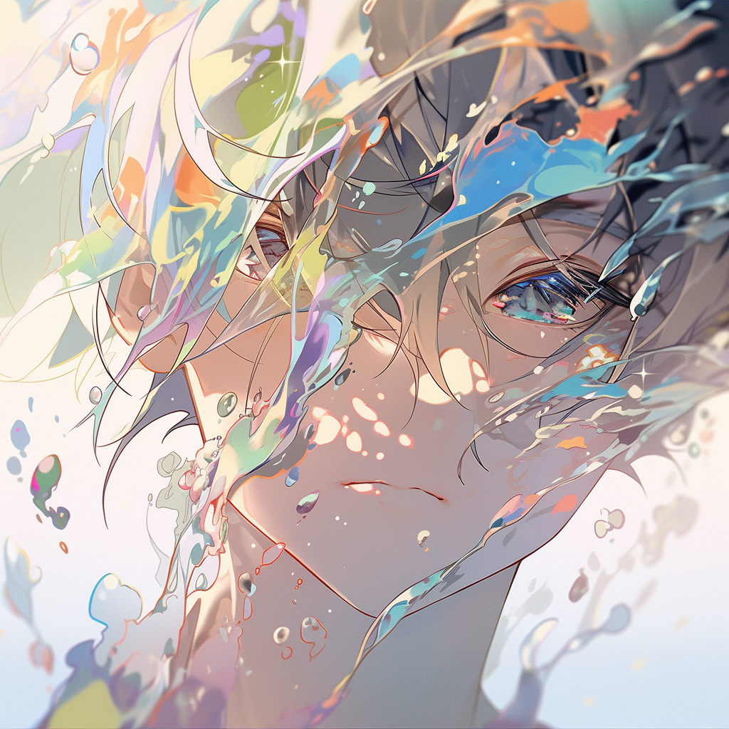 五彩斑斓的夏日头像