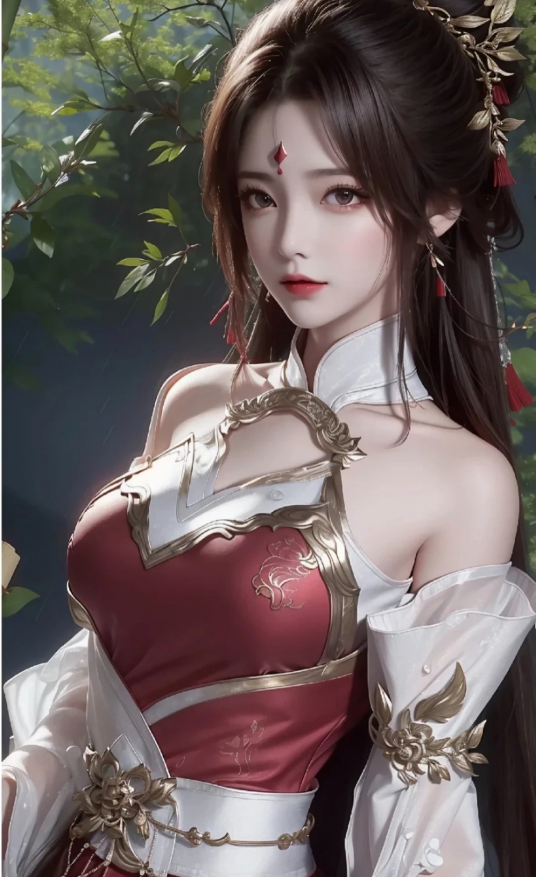 美图分享#竹林清漪~月婵