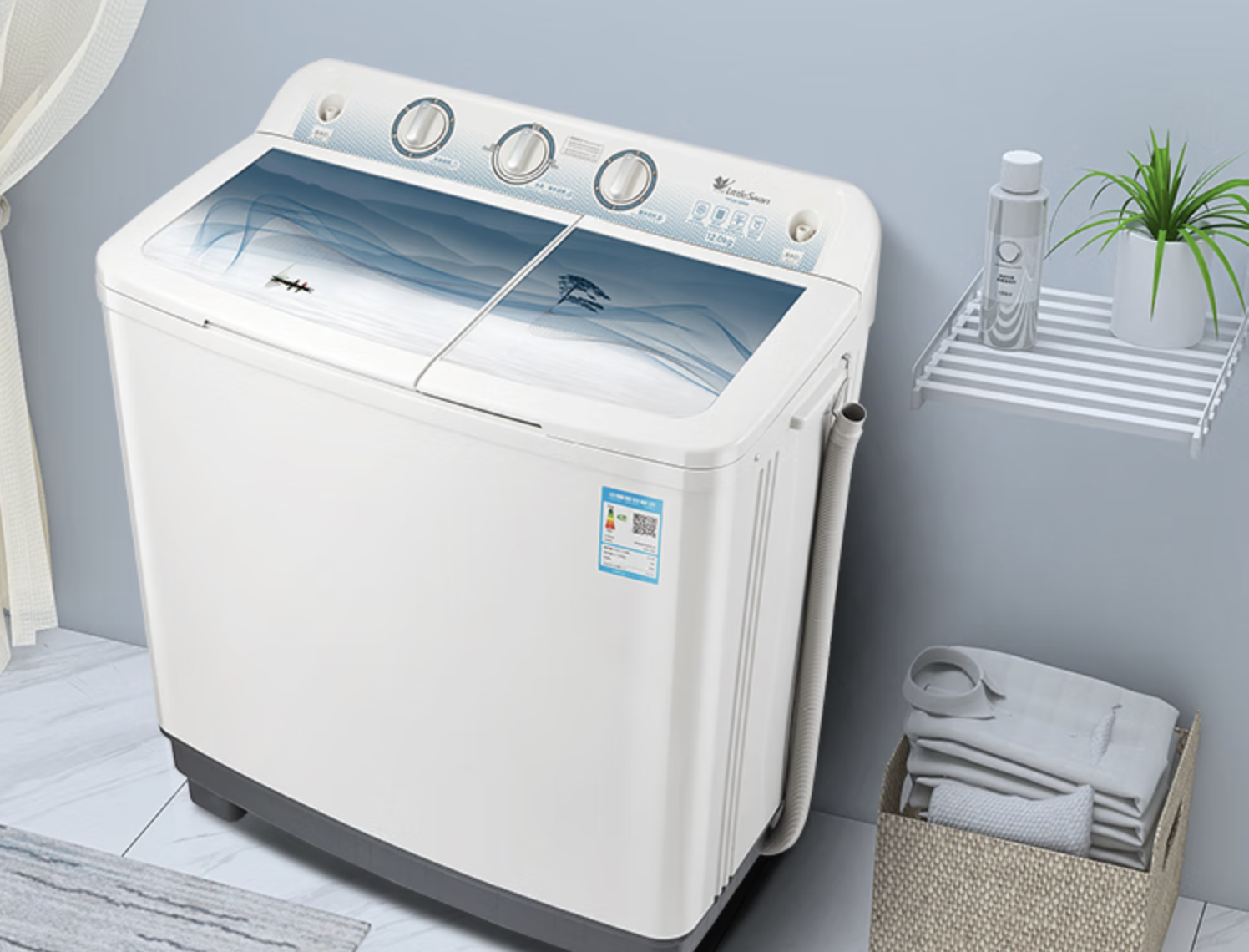 双桶洗衣机怎么用?简单几步就能上手