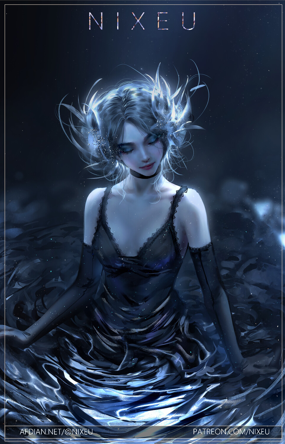 日本插画师nixeu,永远滴神!