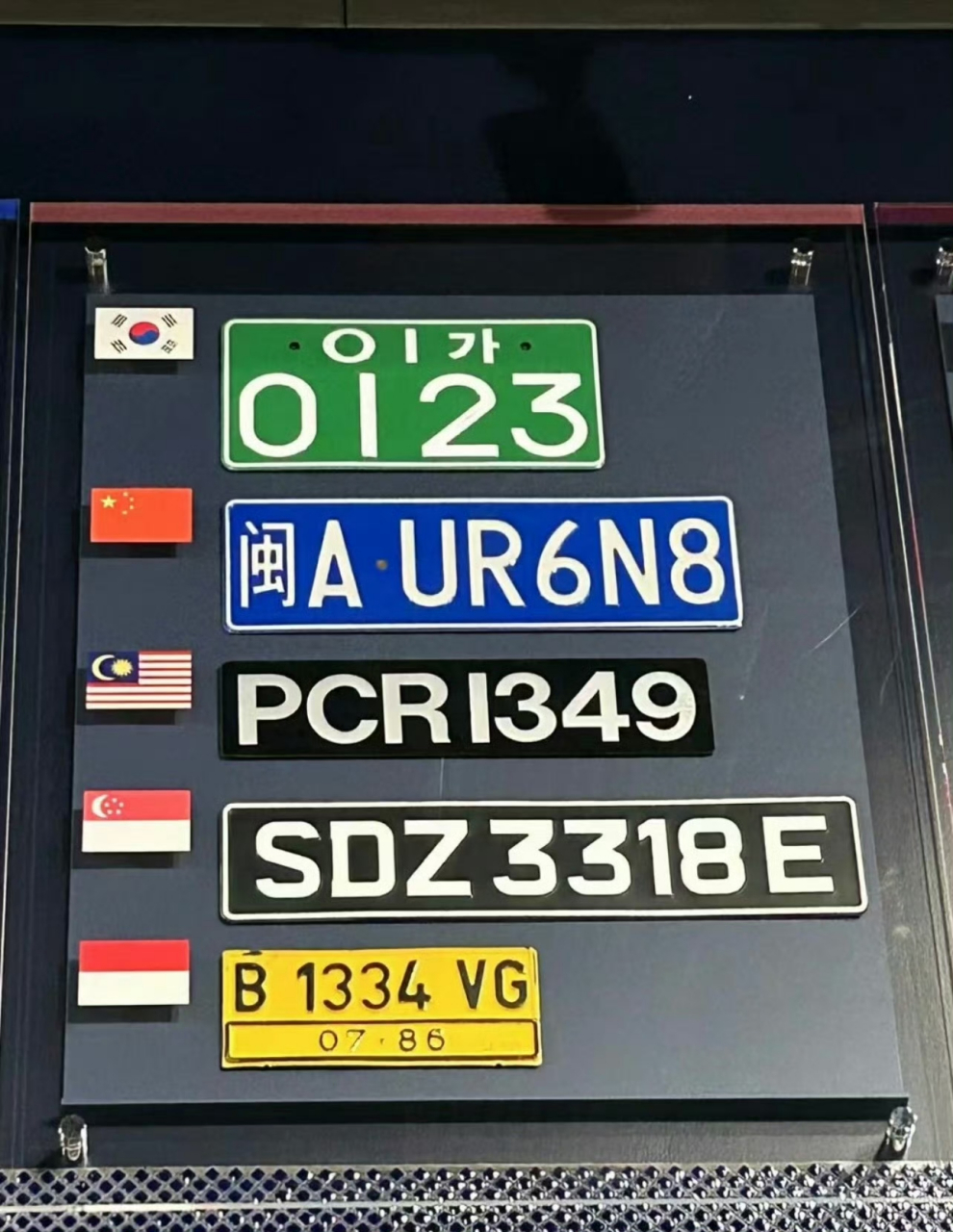 来看看各个国家的车牌,蓝牌还是比绿牌好得多[二哈][二哈]