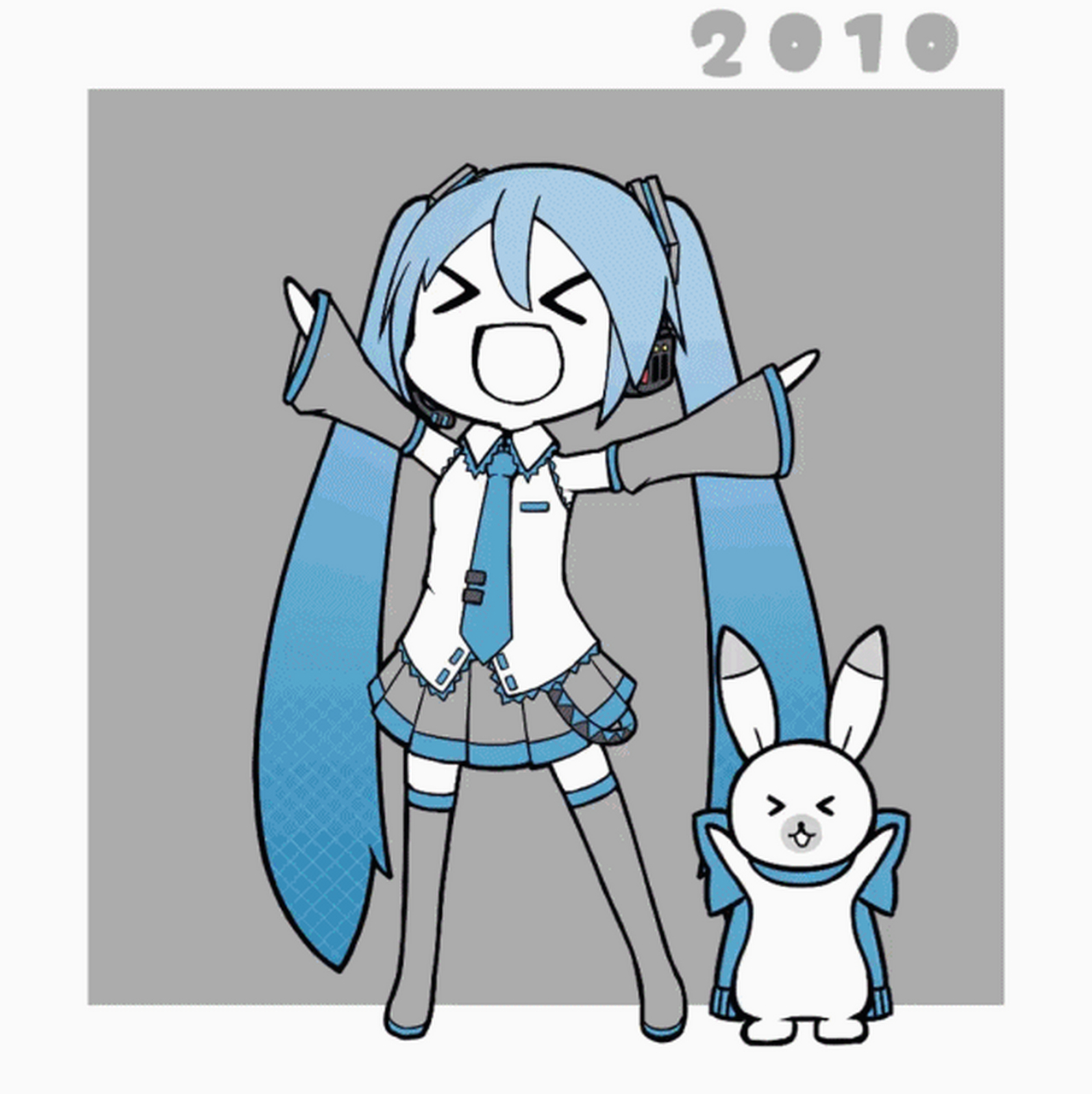 雪初音转轮2023ver 给公主换装[打call(twi:otsurenn#插画