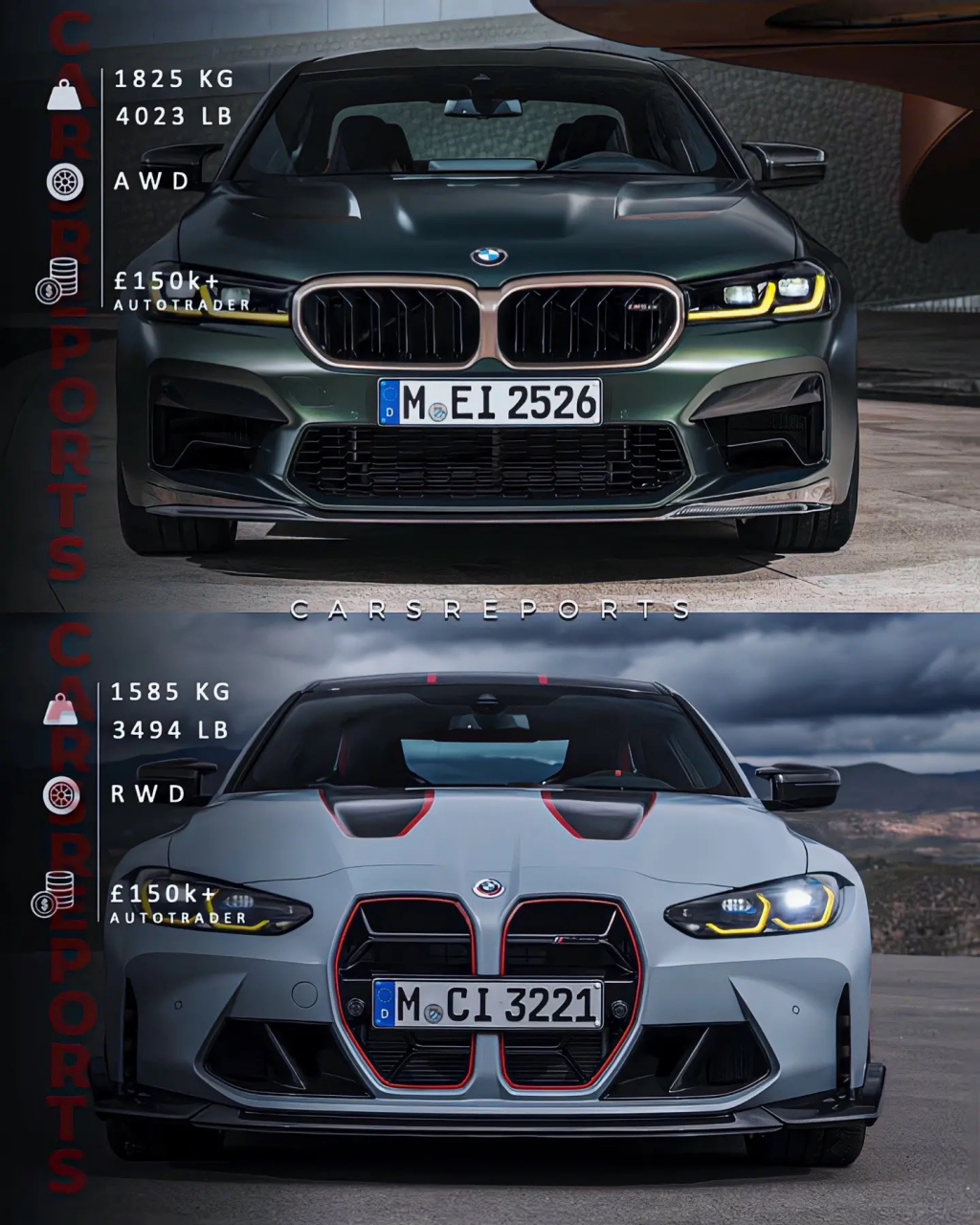 宝马m4和宝马m5你选谁?#宝马m4##宝马m5