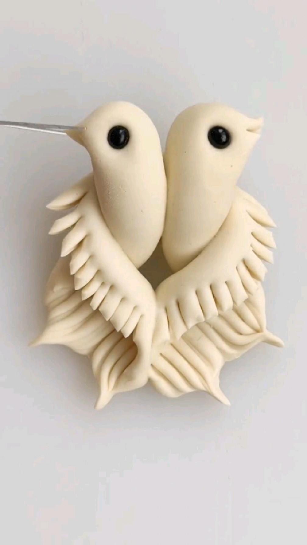 两只燕子花式馒头