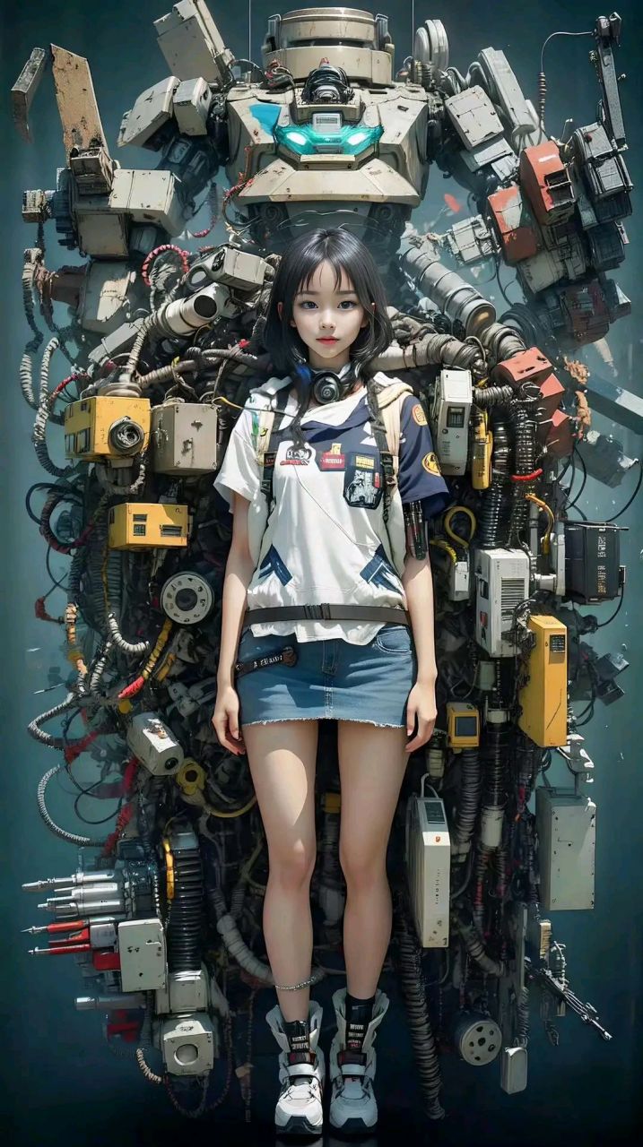 动漫壁纸# #机甲少女