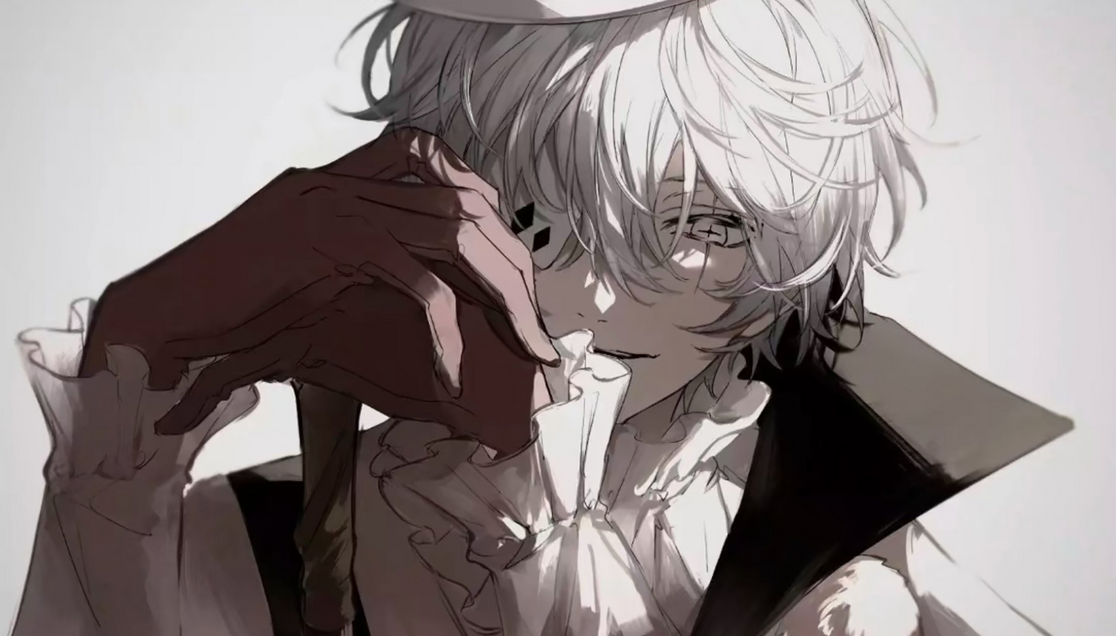 文豪 野犬:白毛帅哥 果戈里[打call] (nozz177) #文豪野犬# #插画