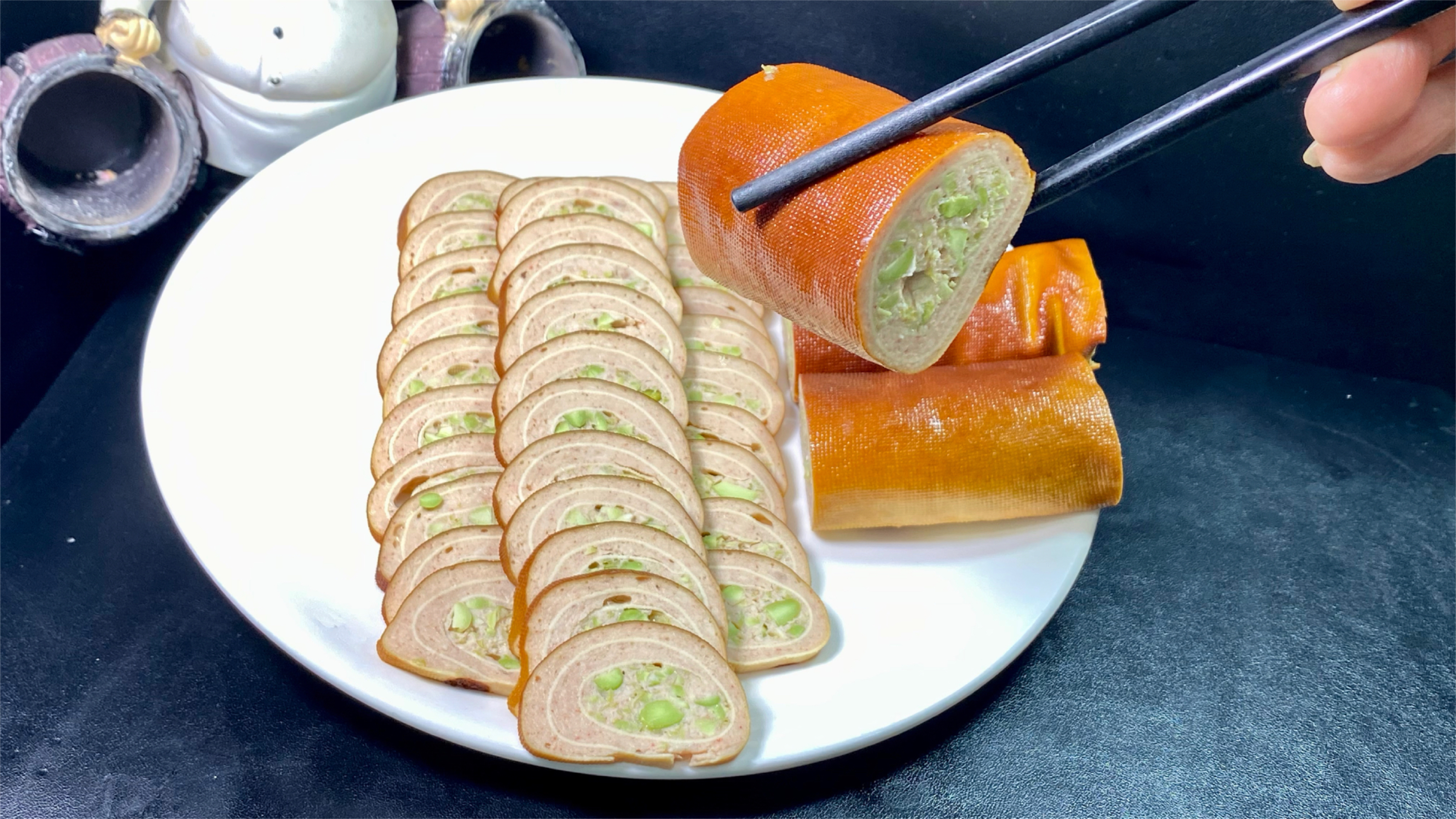 鸡肉卷创意新做法,这样做的鸡肉卷鲜香味美,好看还好吃