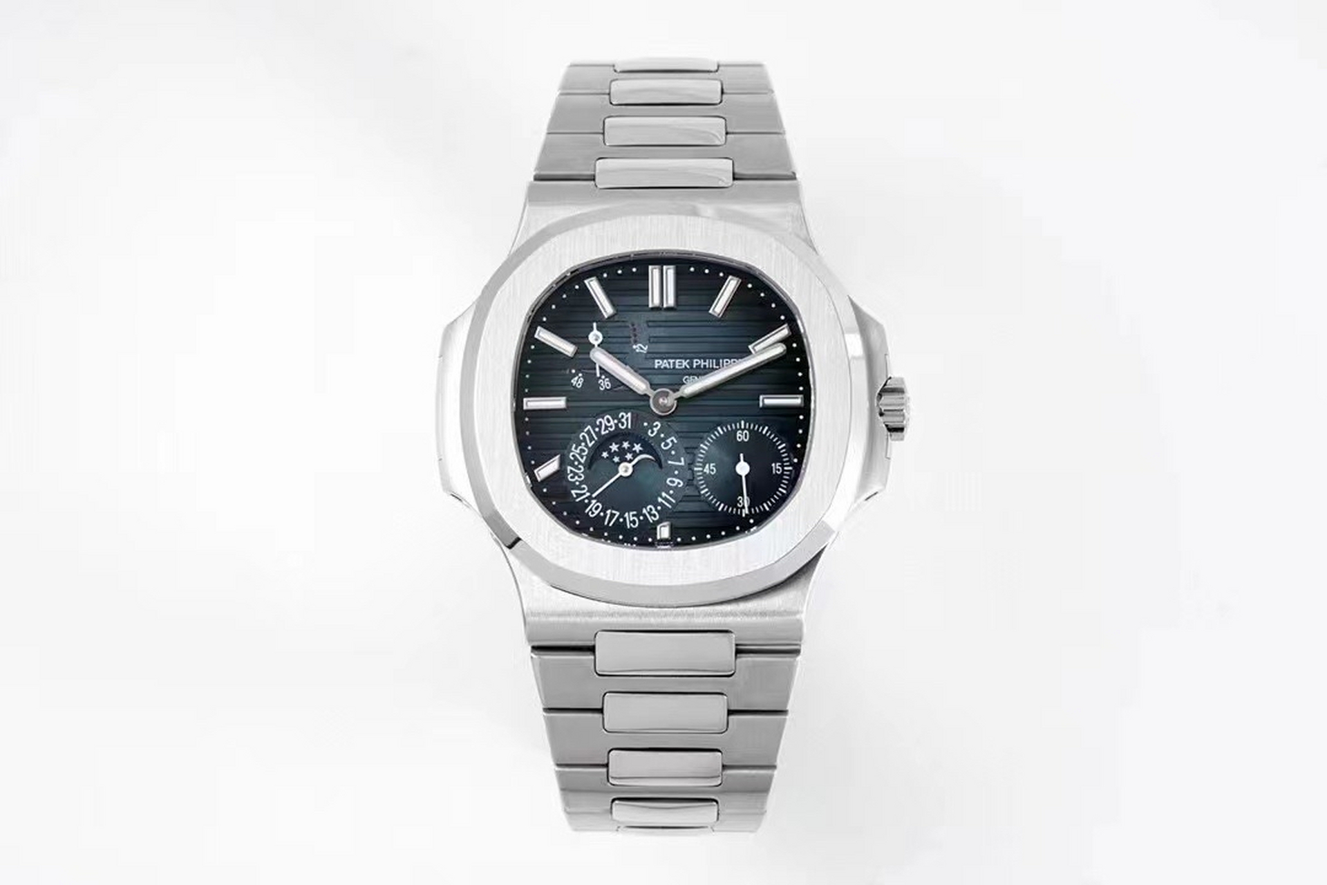 百达翡丽pp5712gr"钢王之王"巅峰出道了!一体机芯cal.