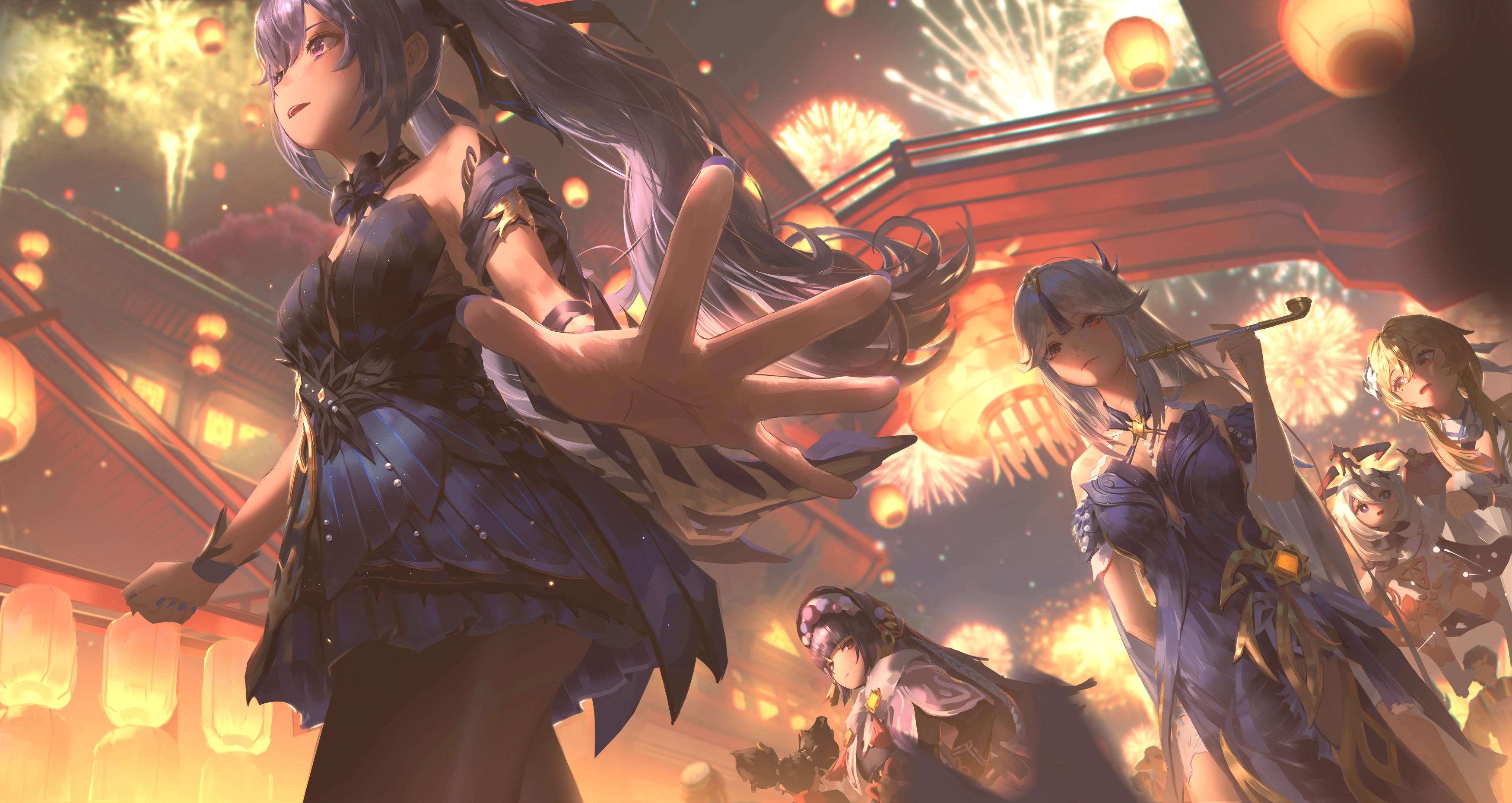 黛眉鹅颈秋波横