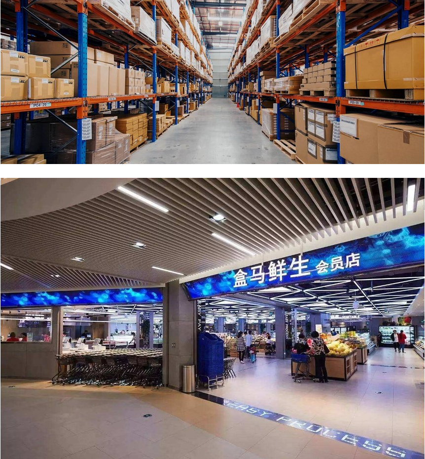 西克制冷-并联机组和xk系列工业型冷风机盒马物流仓库项目