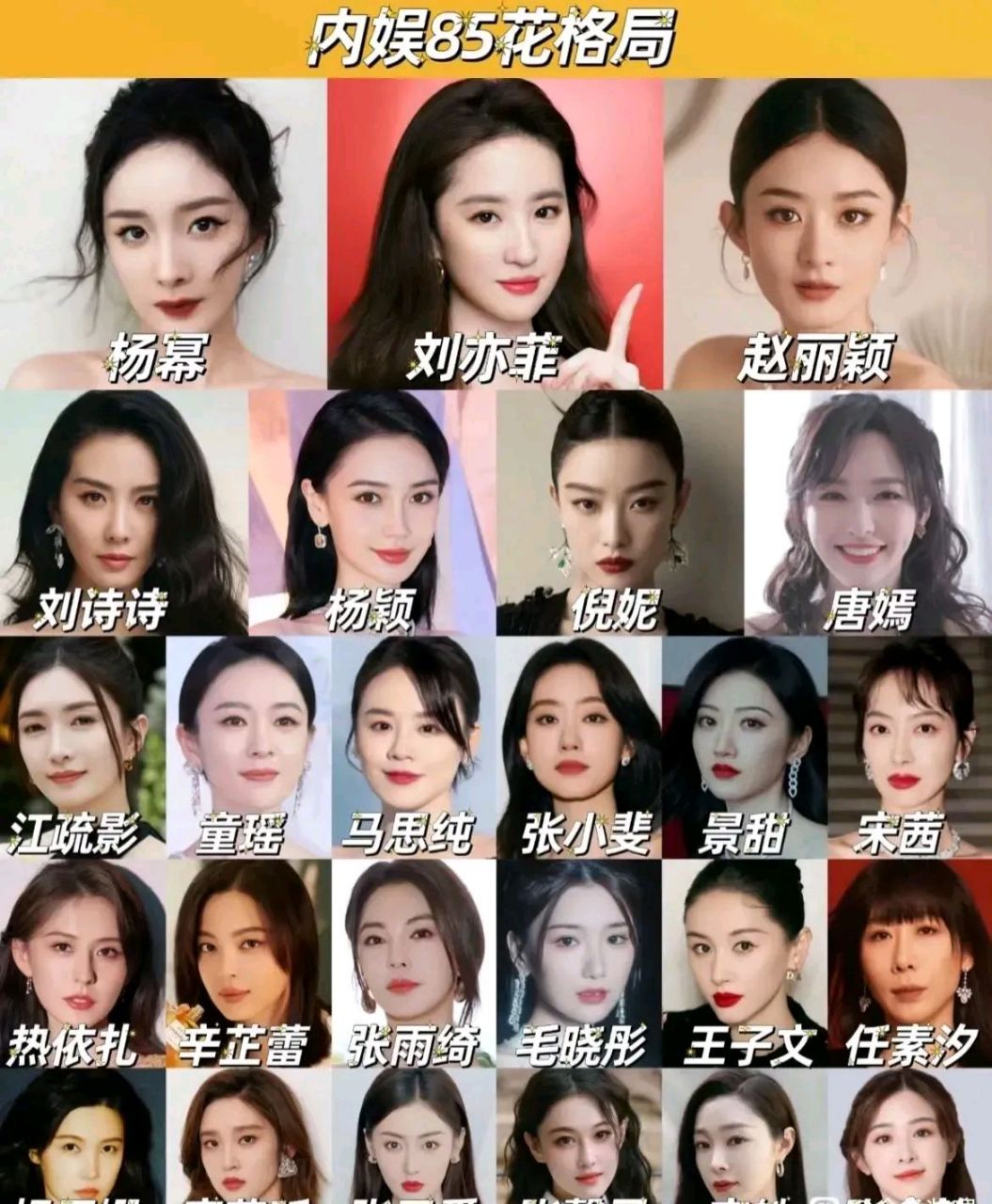 中国演员表大全图片