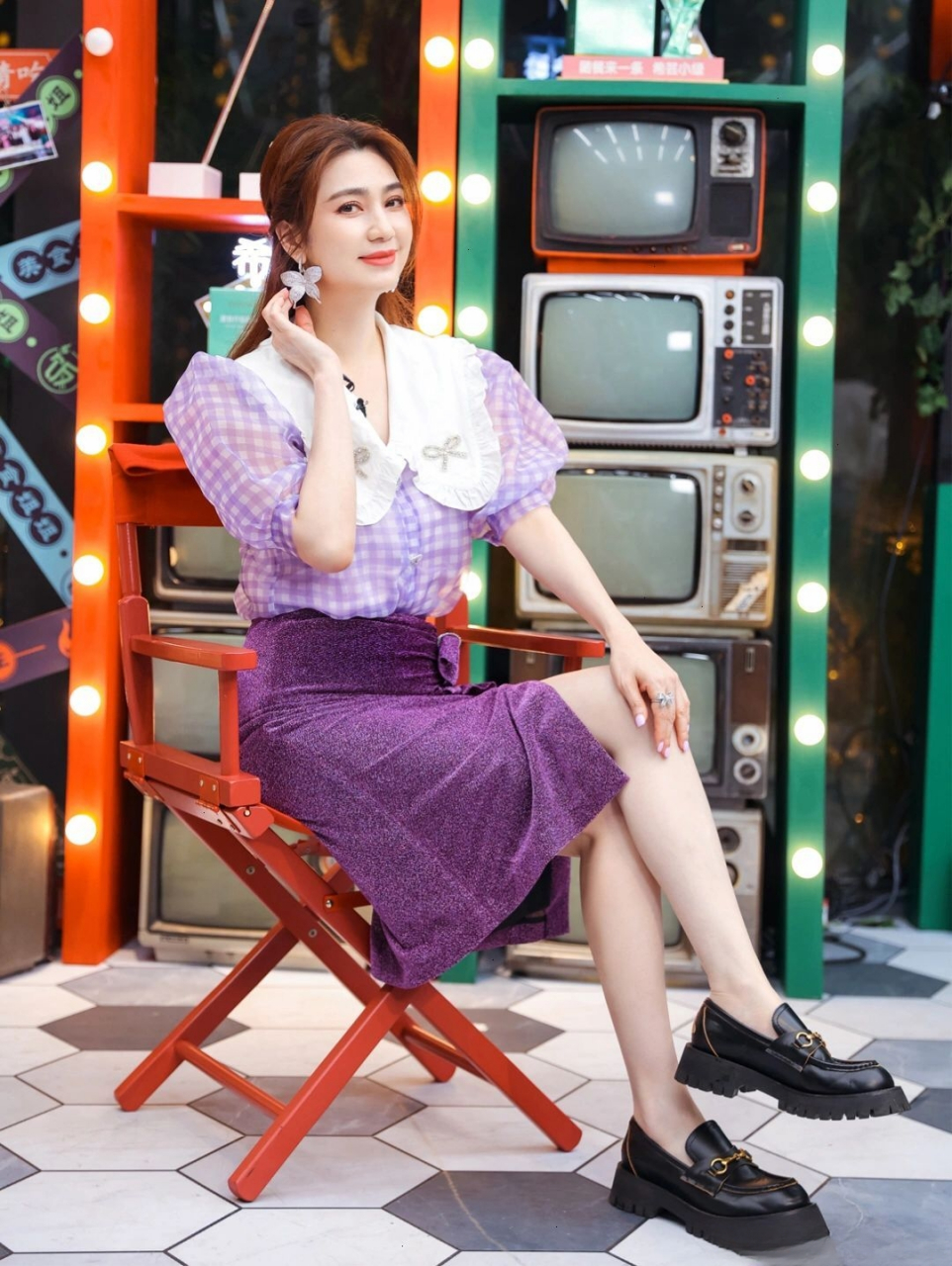 洪欣  白嫩美腿合集