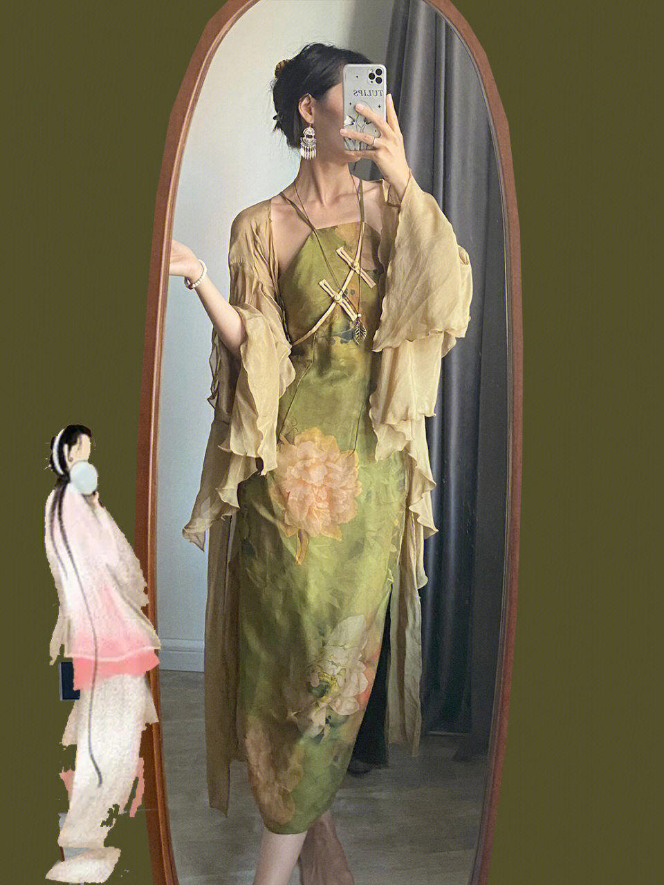 盖亚夫人香云纱,云鬓花颜金步摇～ - 青蛇,带着一点儿成人的色彩,有