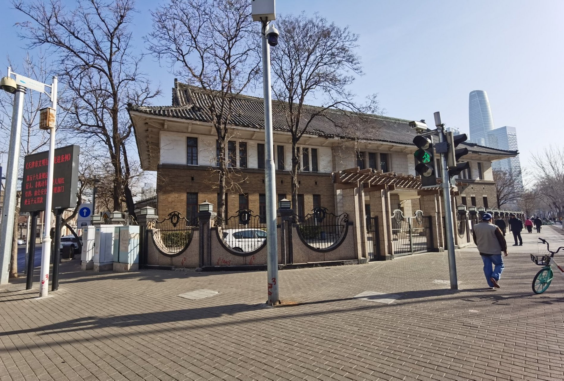 天津市和平区武德殿景观(手机拍摄)
