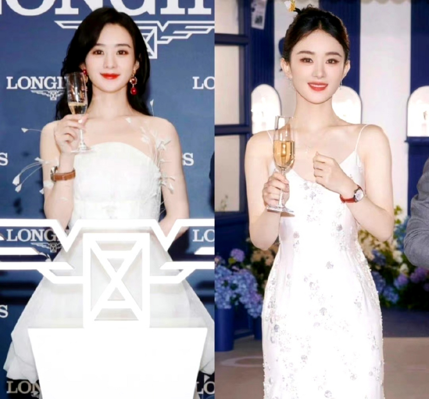 浪琴真的,我哭死#赵丽颖浪琴表优雅大使