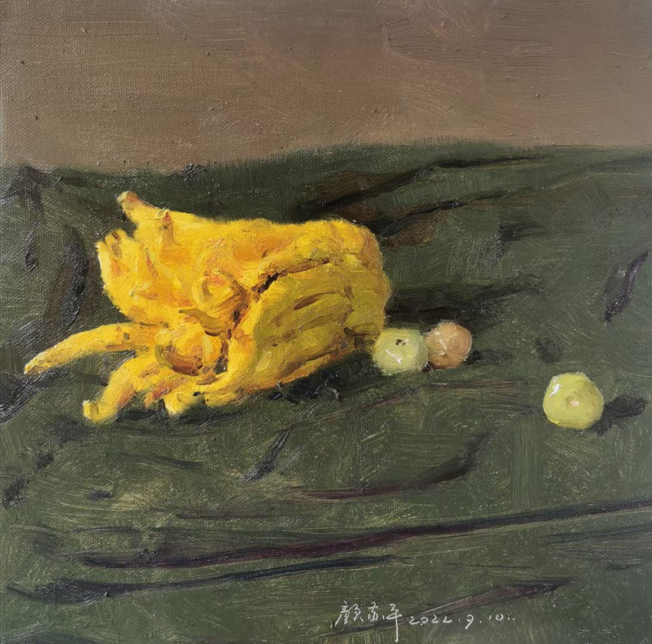 颜苏平静物油画作品欣赏!