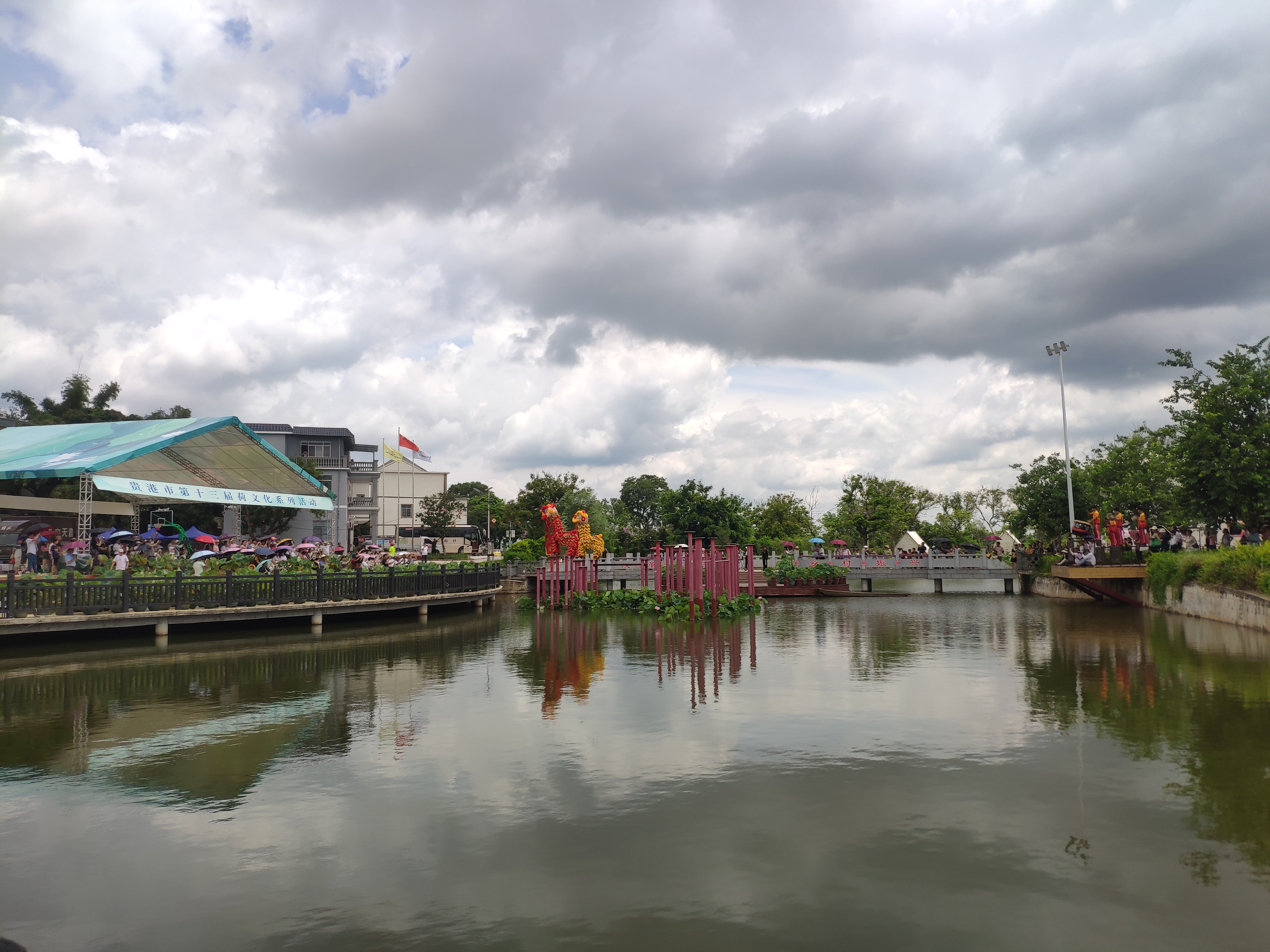 贵港东津镇冲口屯荷花节