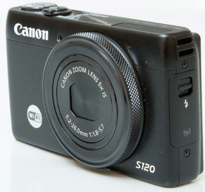 佳能powershot s120一款袖珍相机,具有许多专业功能