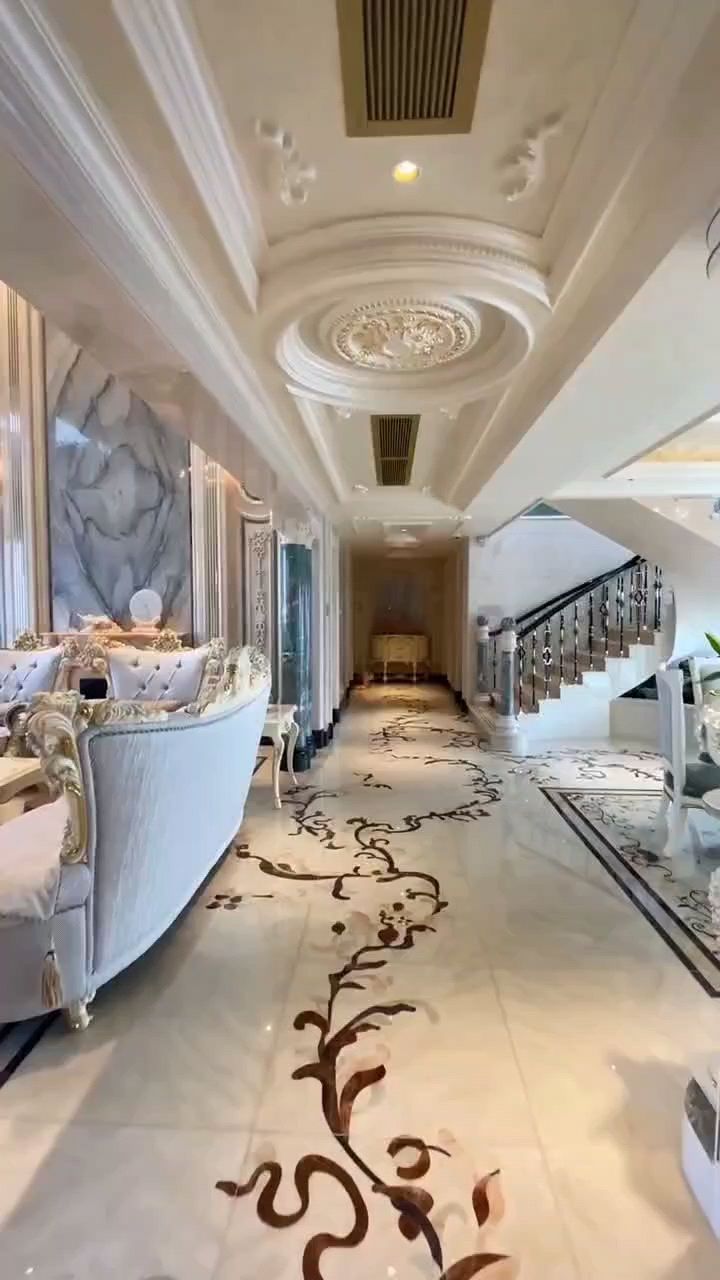 富丽堂皇的欧式新家,高雅的大理石,时尚大气