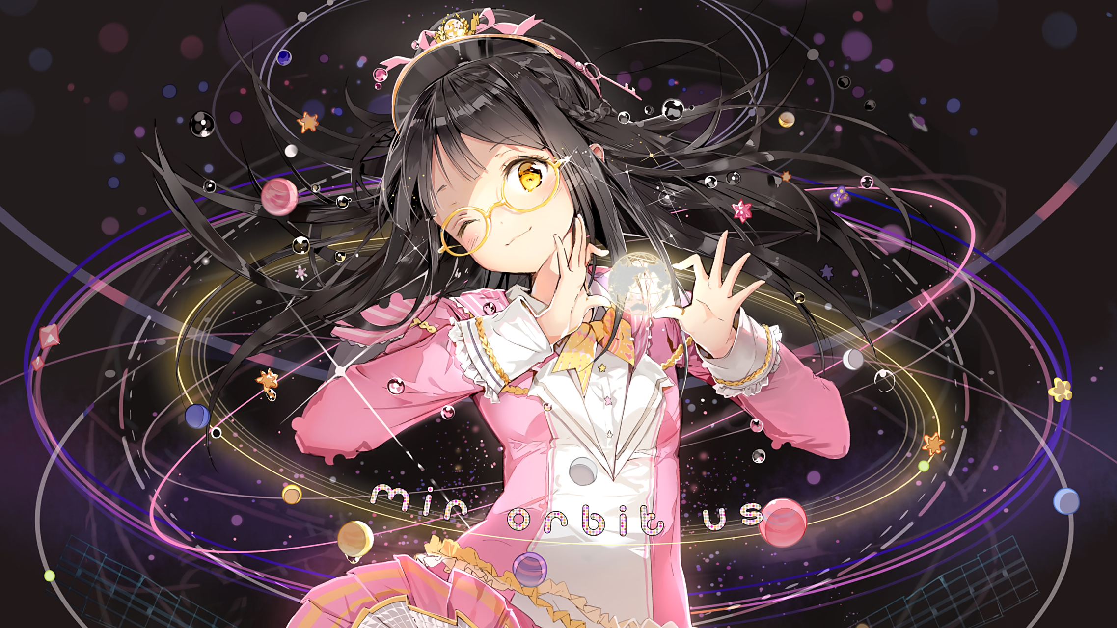 眼镜娘 魔法少女#二次元美图# #动漫美图