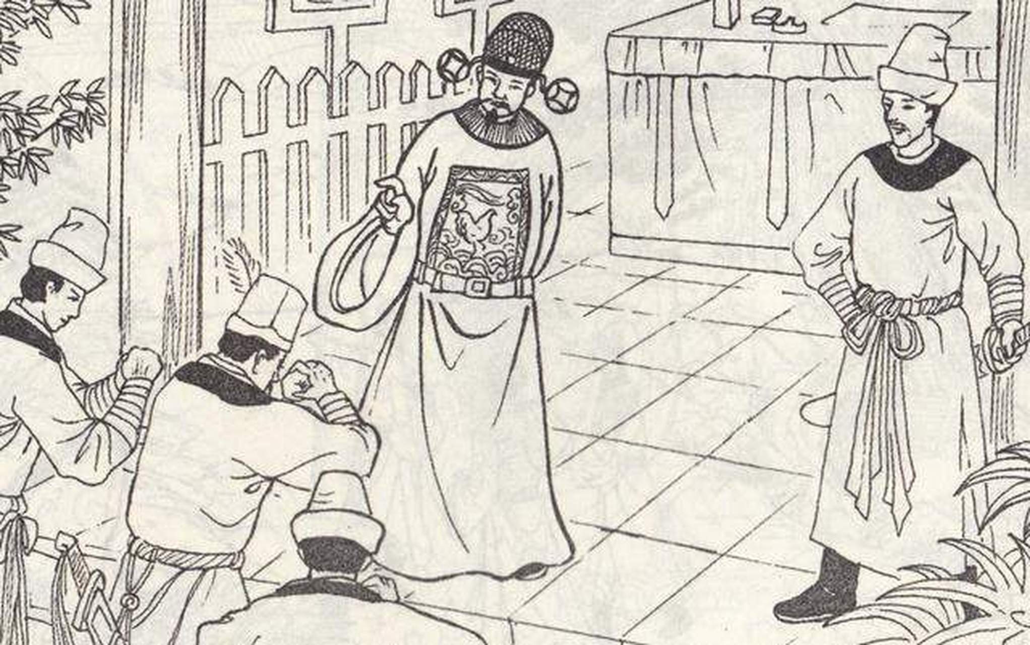 古时,有个富翁来报案,称自己丢了4两银子,包大人正发愁贼人下落时,不