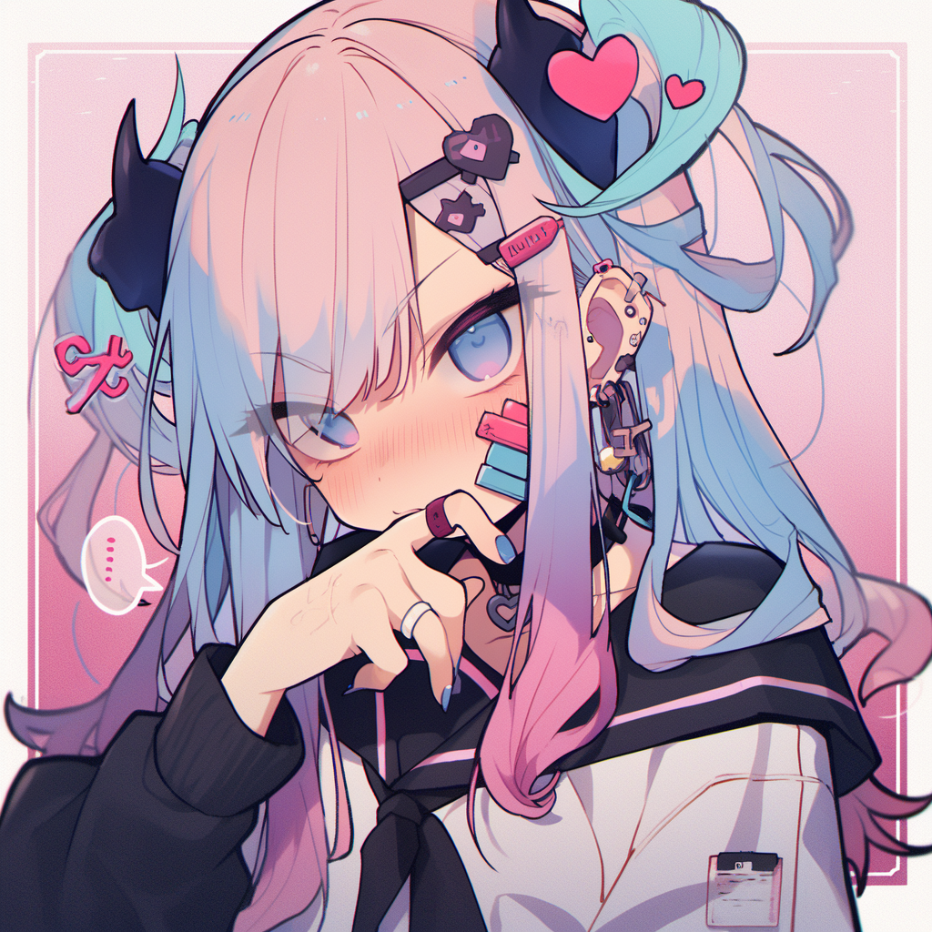 二次元甜美系女孩