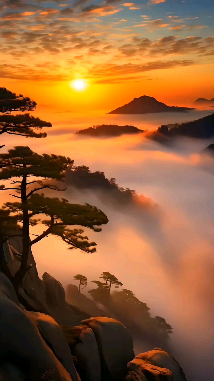 旅行发现,最美黄山日出