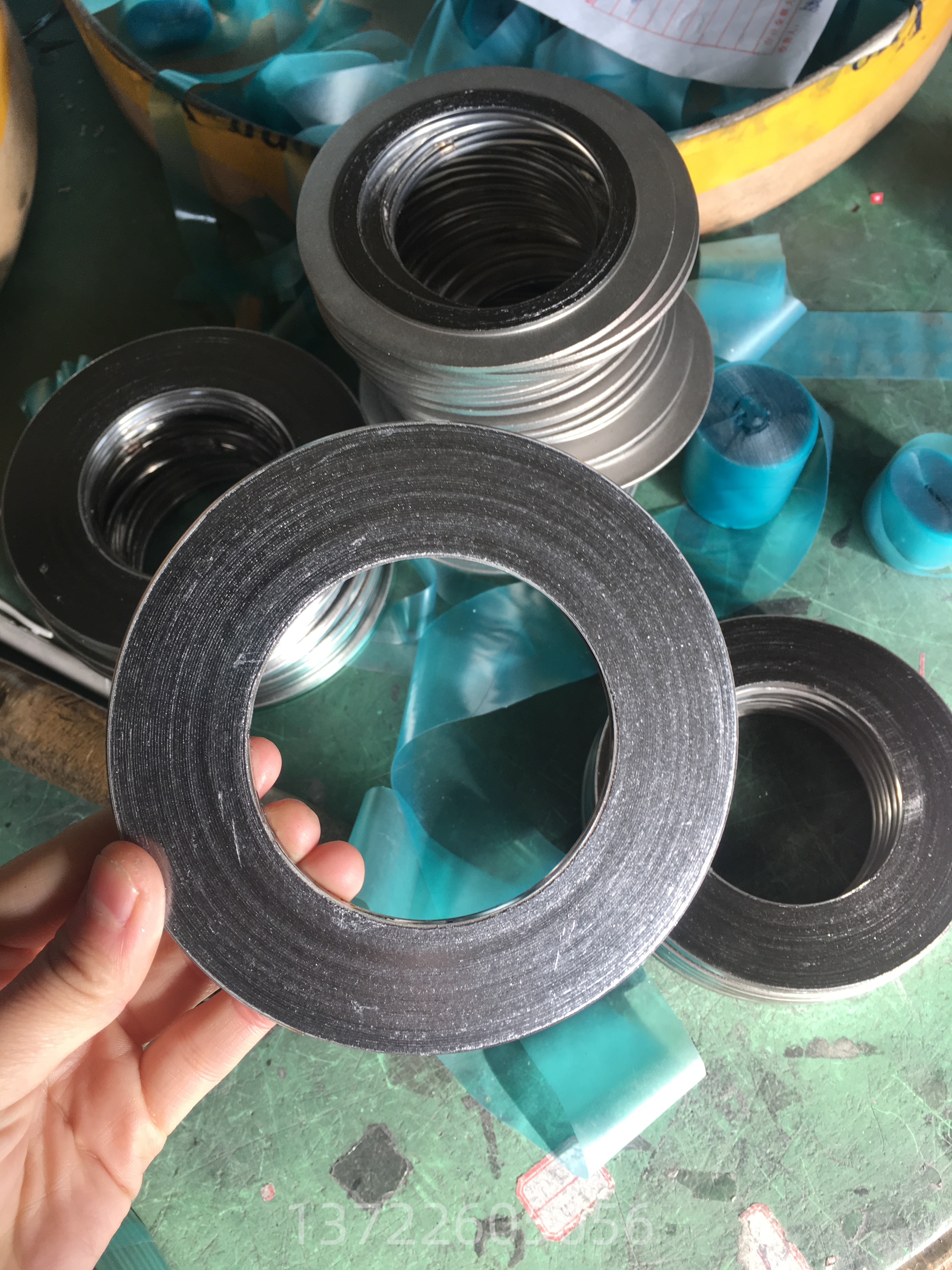金属缠绕垫304内外环 石墨垫片耐高温高压阀门密封圈法兰密封垫片