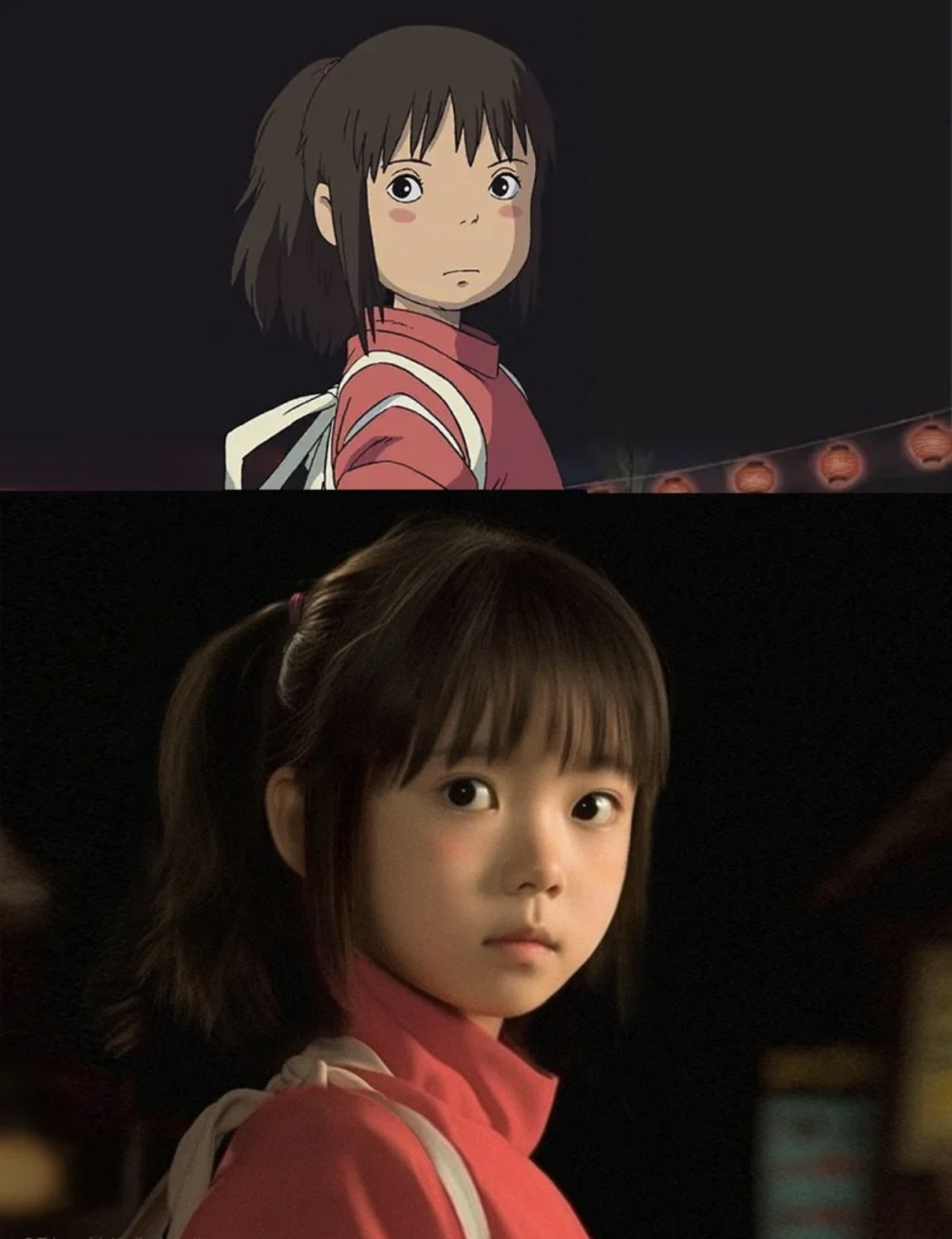 千与千寻真人版#动漫