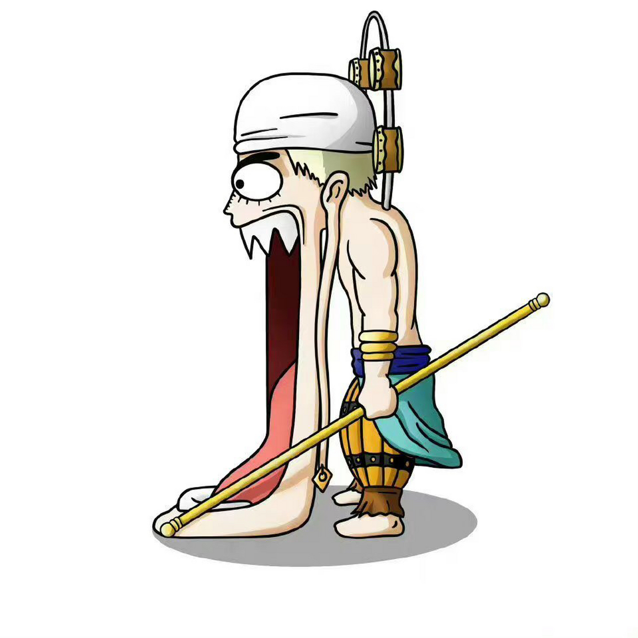 海贼王# 惊掉下巴,太搞笑了这个 676767[笑哭][笑哭]  #热血