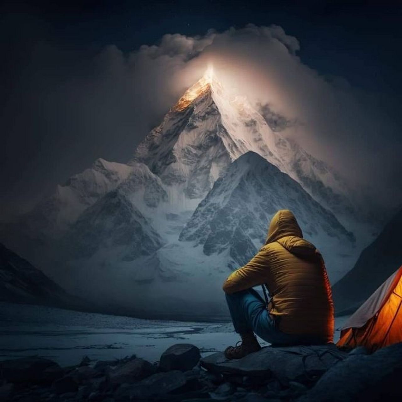 nanga parbat在乌尔都语中是"裸体之山"的意思,这是因为它附近没幽苘