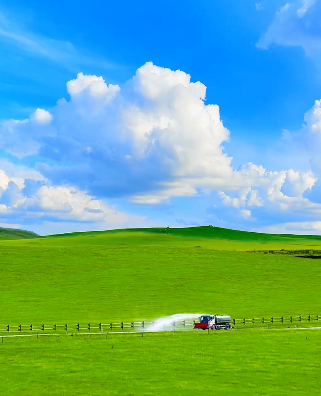 蓝天白云.青山绿水