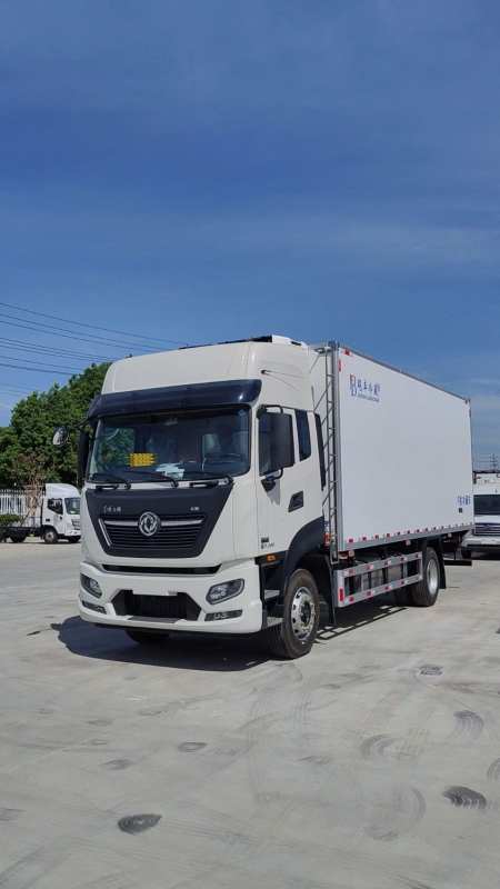 东风天锦plus6.8米冷藏车,强劲动力外观亮眼,内饰不凡,满配出发.