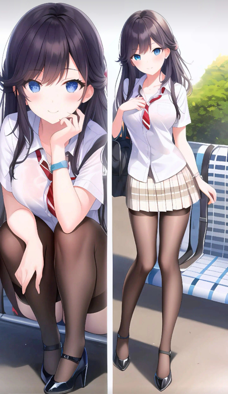 二次元腿控jk装美少女