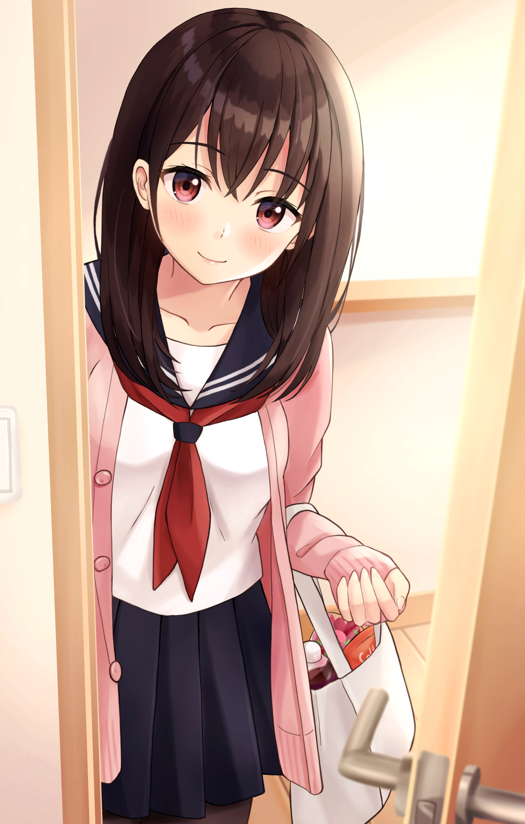 画师ゆきまる作品欣赏,温柔的水手服女孩