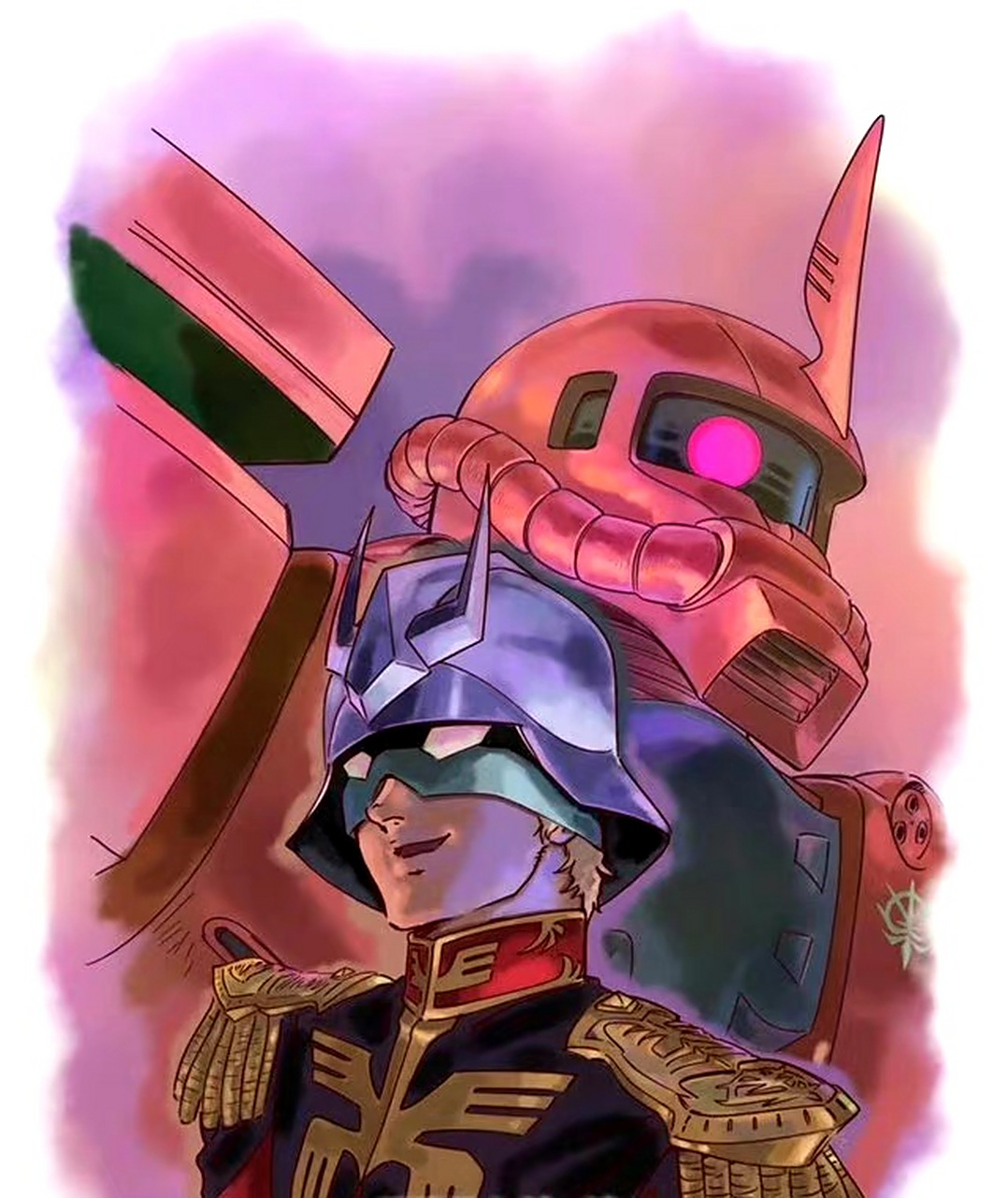 安彦良和《机动战士高达0079》插画欣赏.#动漫# #插画# #高达