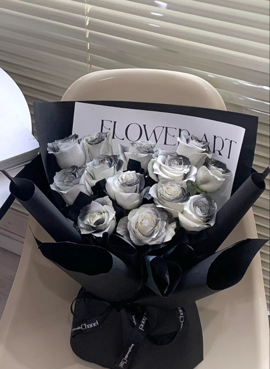 七夕花束推荐 黑骑士玫瑰花束 适合送男朋友的一款花花