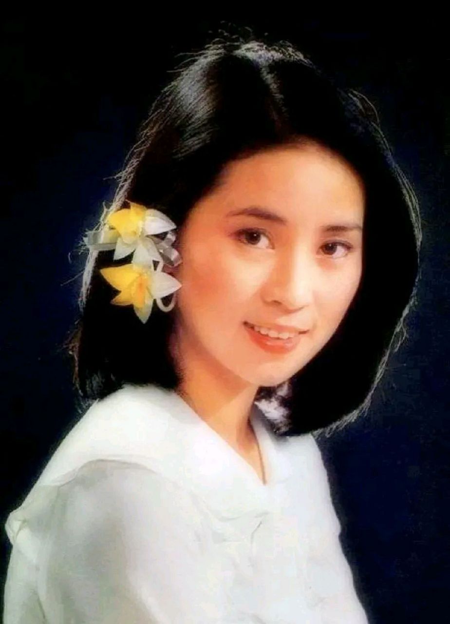 年轻时的林凤娇是典型的气质美女,高鼻梁,大眼睛,樱桃小嘴,像是含了