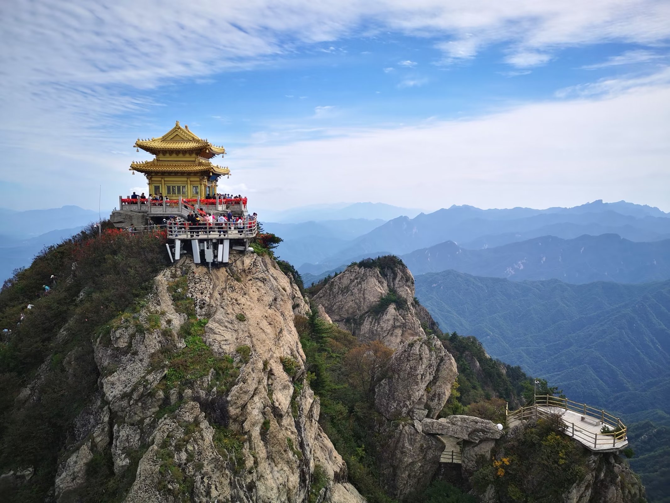 河南洛阳栾川老君山风景