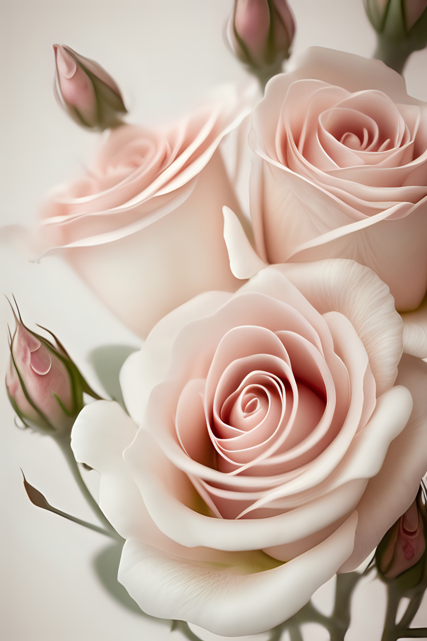 超高清玫瑰花竖屏图片图片
