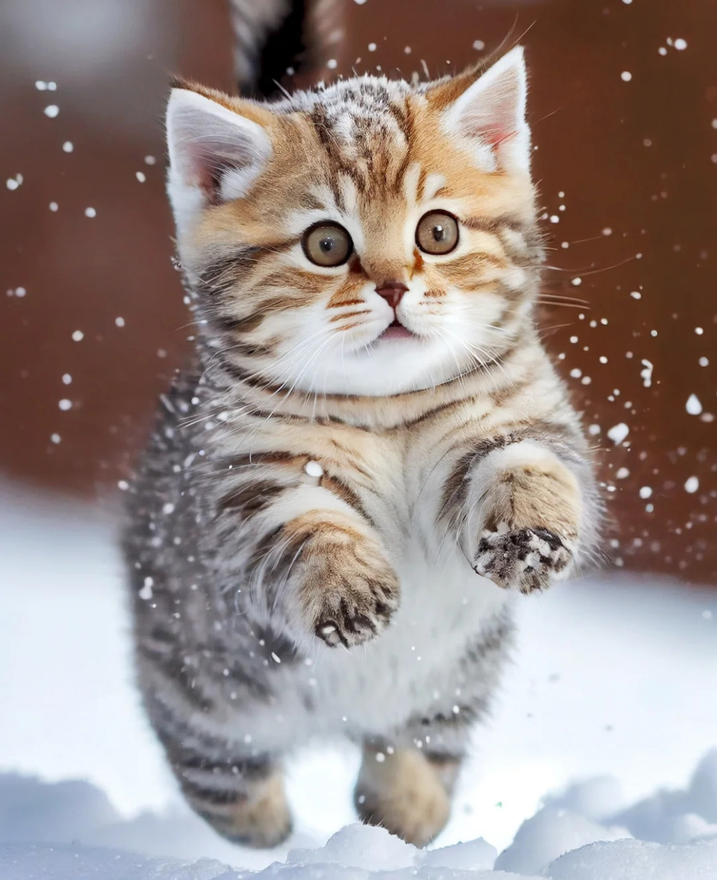 呆萌可爱的小花猫#摄影# #中国美景大赏