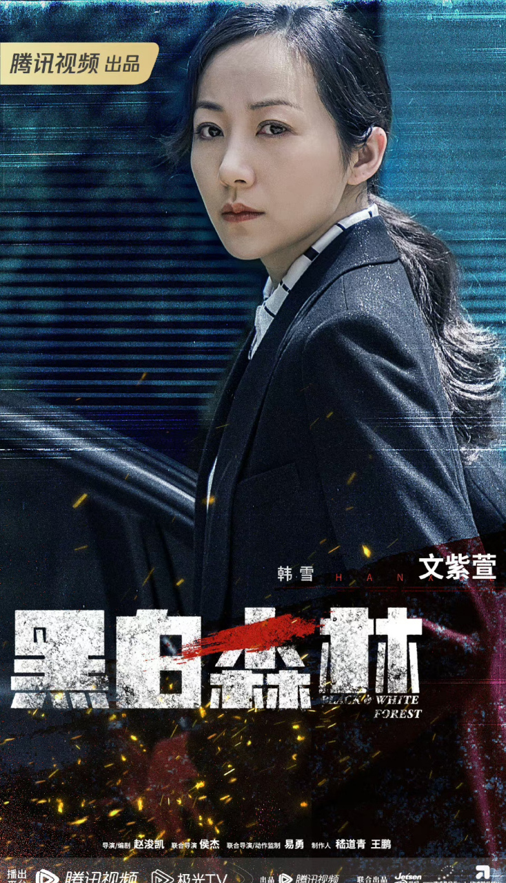 《黑白森林》官宣,剧情紧张,迷局重重,丁禹兮,宁理,韩雪邀你入局.